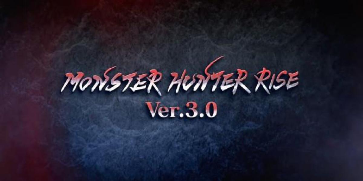 Monster Hunter Rise 3.0 Adiciona Crimson Glow Valstrax, Apex Zinogre e mais