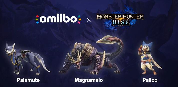 Monster Hunter Rise Amiibo revelado