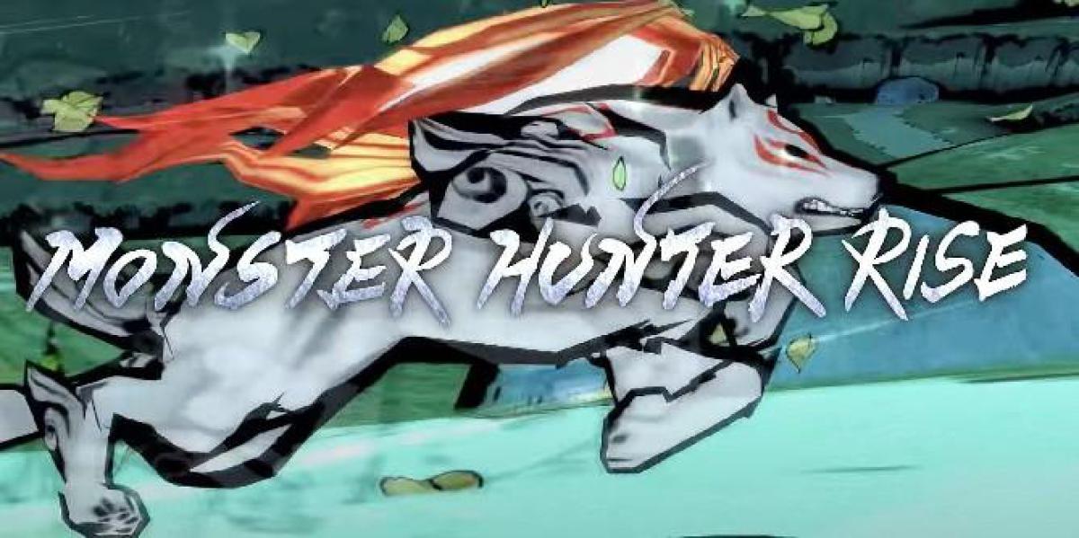Monster Hunter Rise está cruzando com Okami