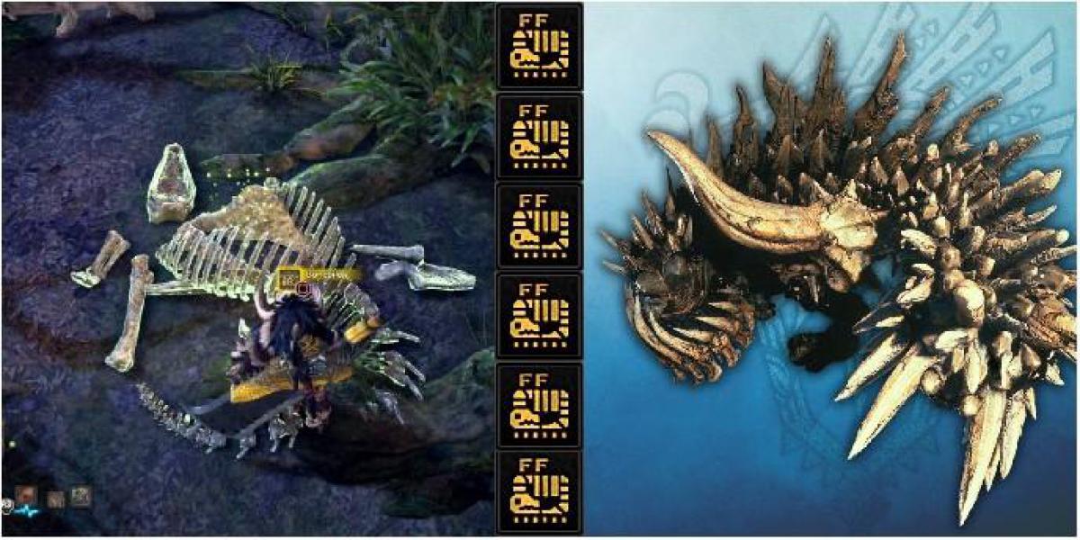 Monster Hunter World: Todos os locais e monstros para cultivo de ossos distorcidos