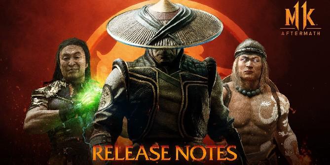 Mortal Kombat 11 Update Notas de atualização Detalhes Últimas mudanças de personagem