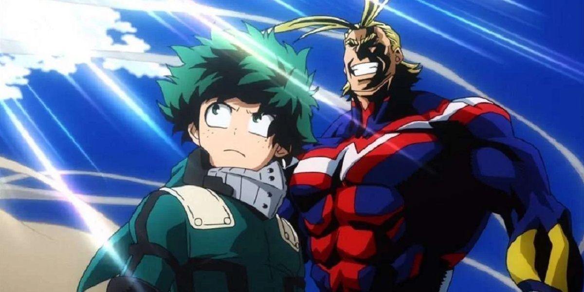 My Hero Academia Midoriya e All Might