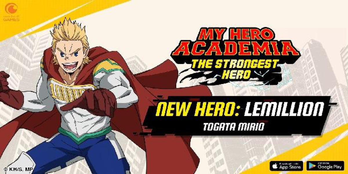 My Hero Academia: The Strongest Hero revela o desbloqueio de personagem Lemillion