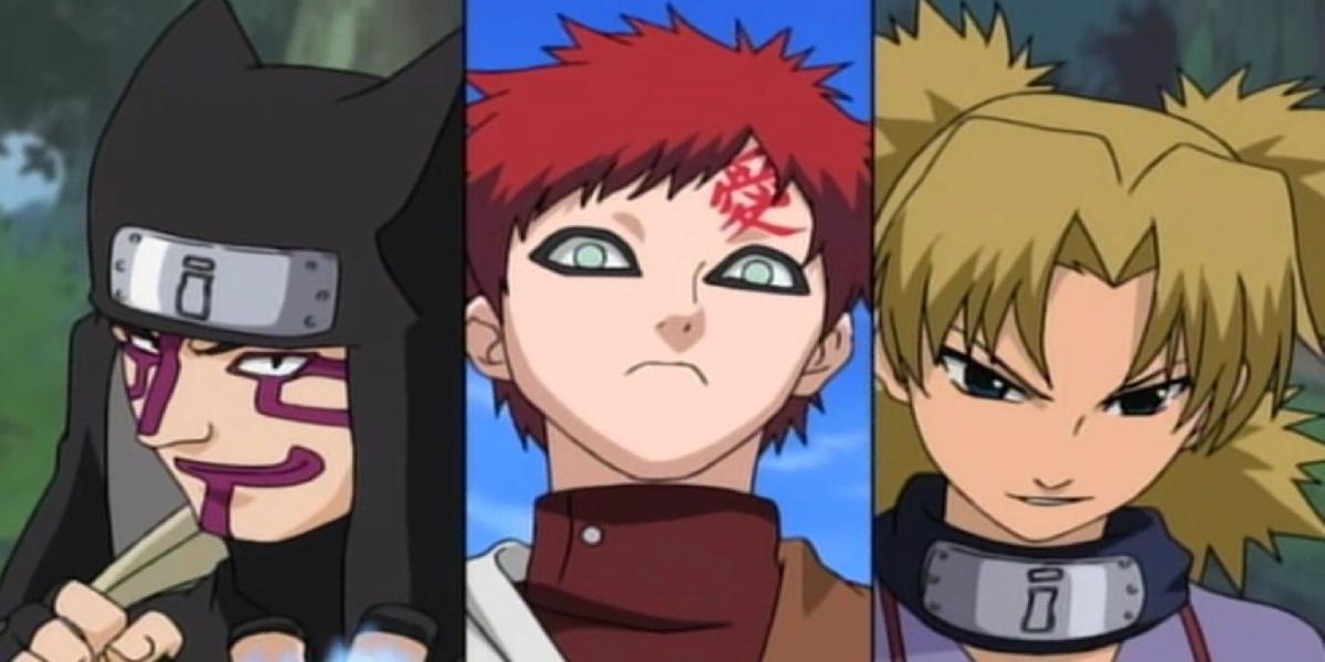 Naruto: Quem são os três irmãos de areia?