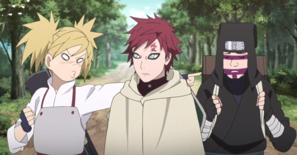 Naruto: Quem são os três irmãos de areia?