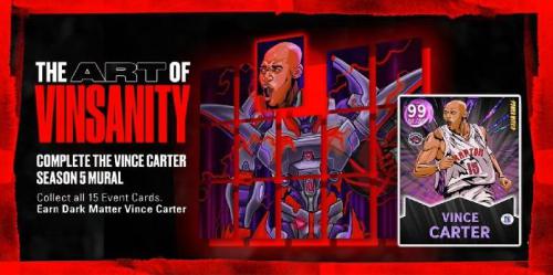 NBA 2K22 lança nova matéria escura Vince Carter junto com pacote de metamorfose