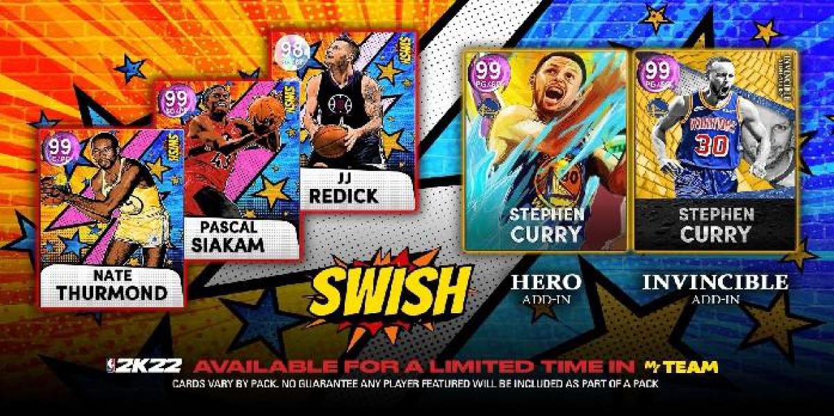 NBA 2K22 lança série SWISH Pack junto com novo código de bloqueio