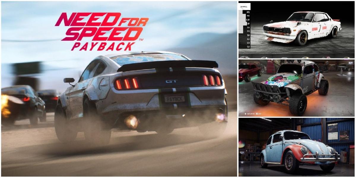 Need For Speed ​​Payback: Melhores carros de arrancada, classificados