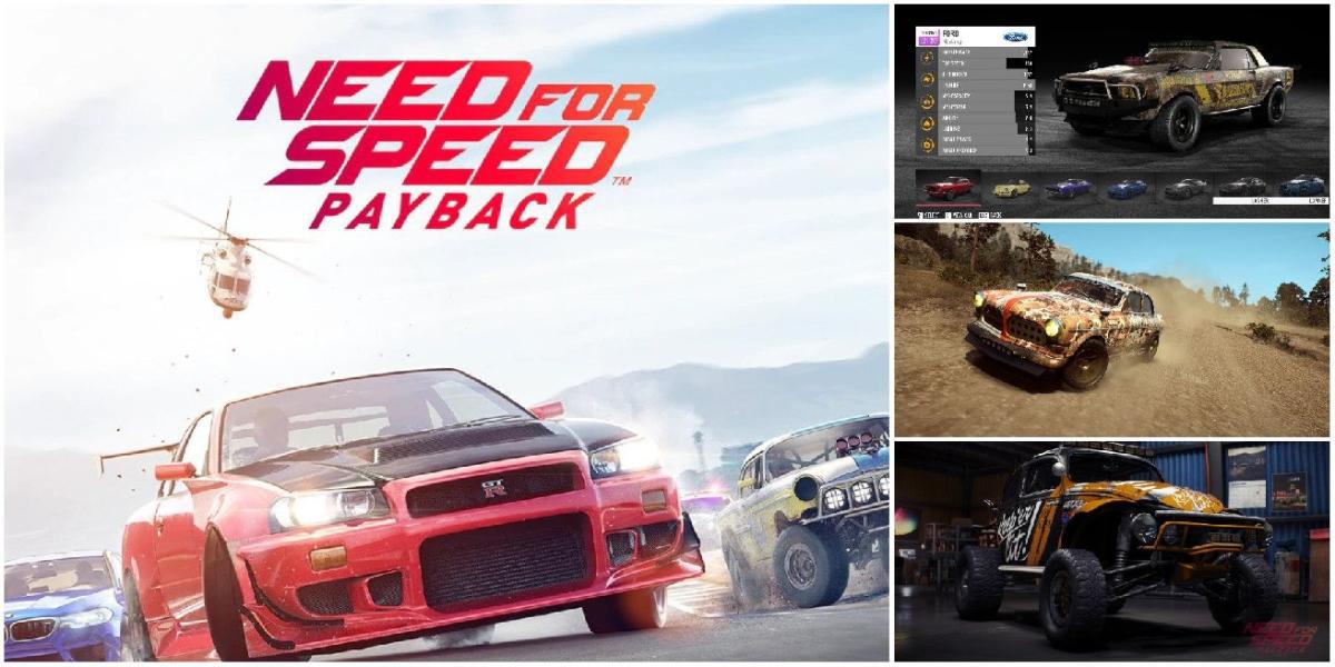 Need For Speed ​​Payback: Melhores carros off-road, classificados