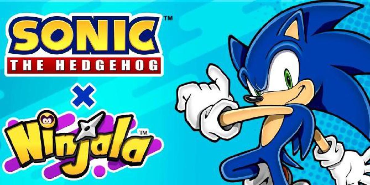 Ninjala anuncia colaboração de Sonic the Hedgehog
