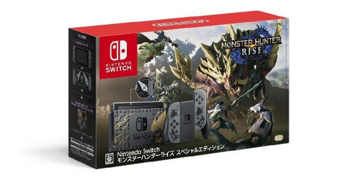 Nintendo anuncia Monster Hunter Rise Switch e Pro Controller para o Japão
