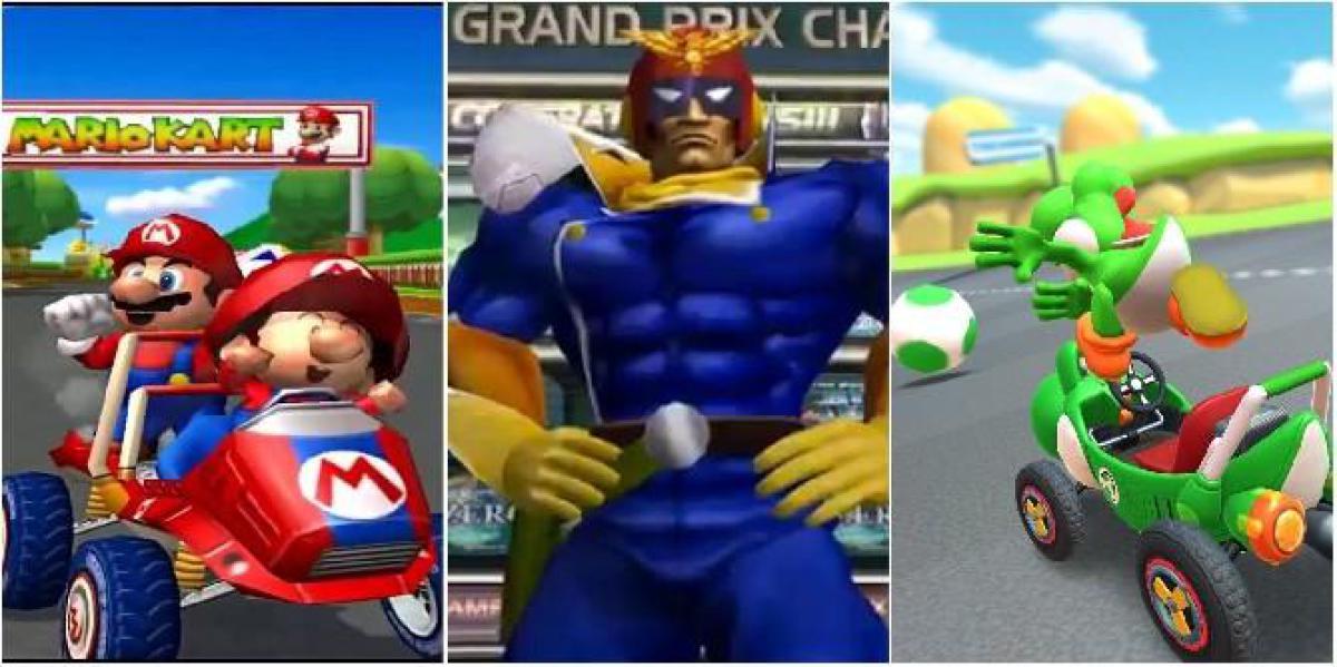 Nintendo Gamecube: 5 razões pelas quais Mario Kart Double Dash é o melhor piloto do console (e 5 por que é F-Zero GX)