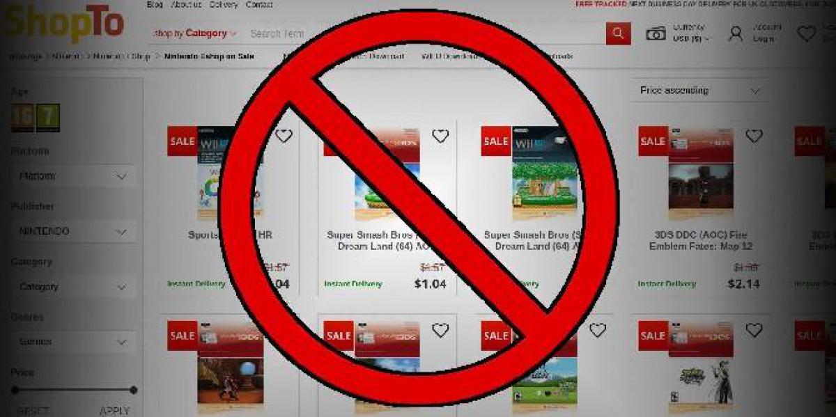 Nintendo impede varejistas europeus de vender códigos de jogos próprios