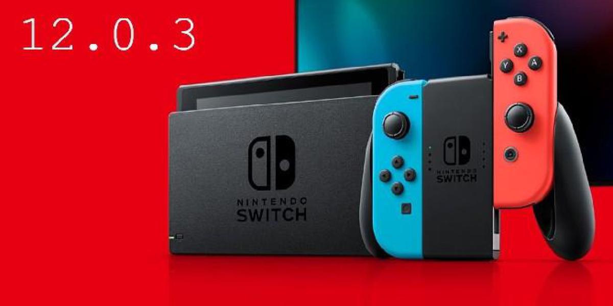 Nintendo retira atualização 12.0.3 do Switch System