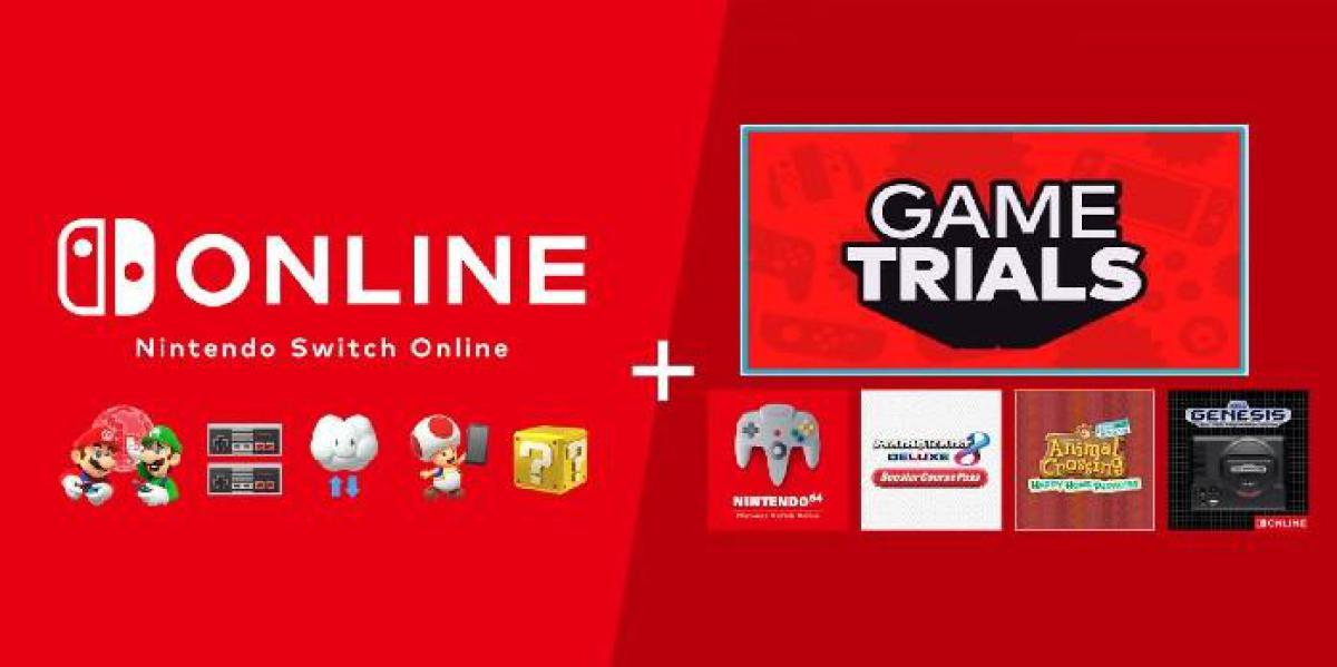 Nintendo Switch Online oferece novo teste gratuito de jogo para assinantes