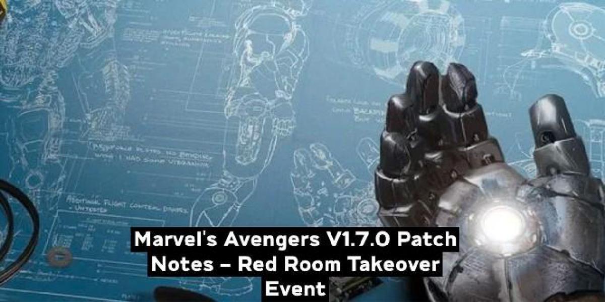 Notas de atualização da atualização da Marvel s Avengers Red Room Takeover