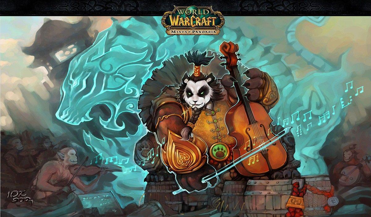 World of Warcraft Pandaren Bard brumas de Pandaria