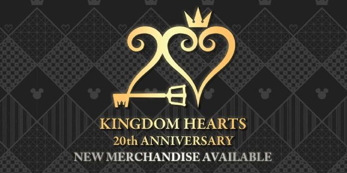 Nova mercadoria do 20º aniversário de Kingdom Hearts está aberta para pré-encomendas