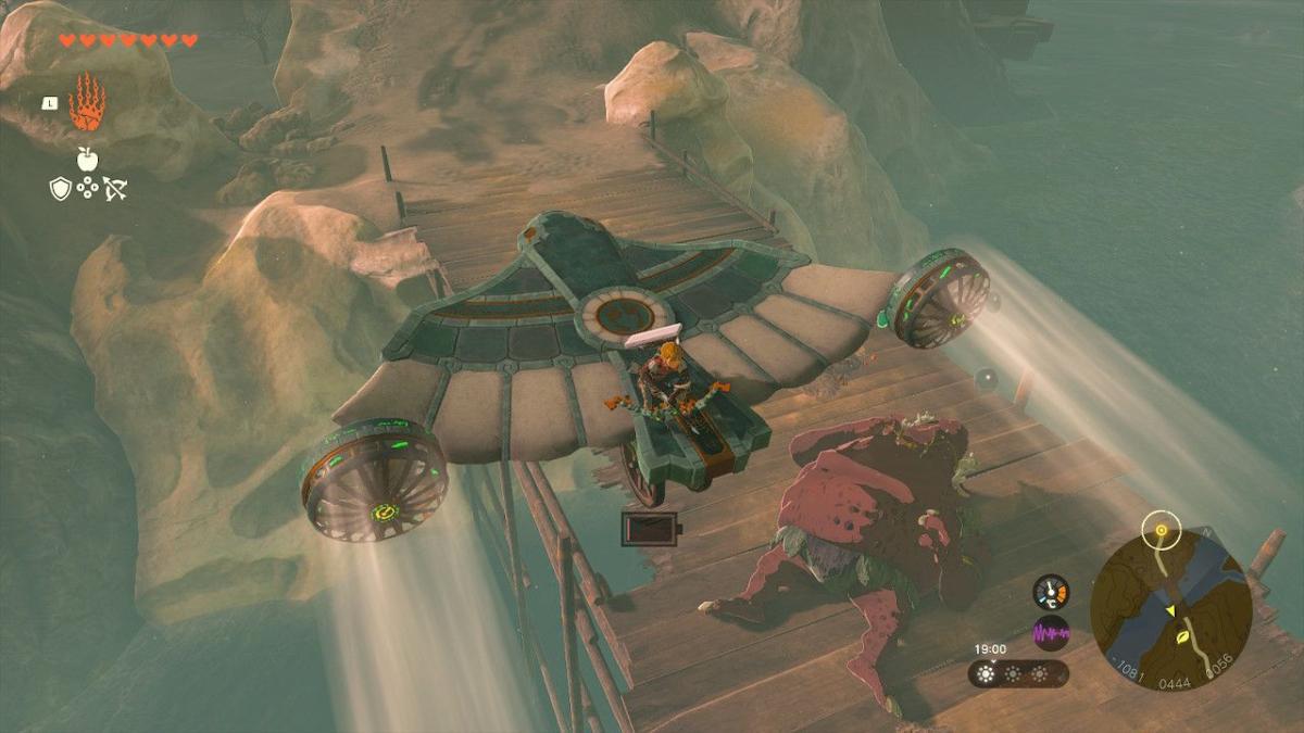 Legend of Zelda Tears of the Kingdom_Glider Contraption_Full Flight