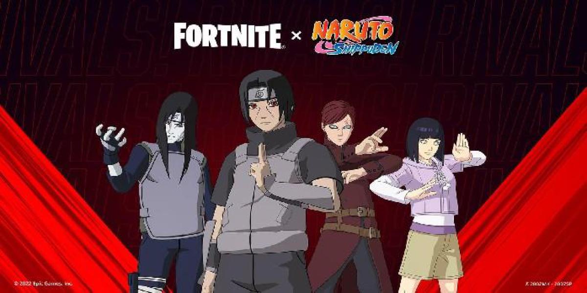 Novas skins de Naruto Fortnite provam que jogos épicos devem apresentar animes mais populares
