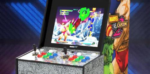 Novo Arcade1Up Marvel vs. Capcom 2 Arcade Recursos do Gabinete Online Play