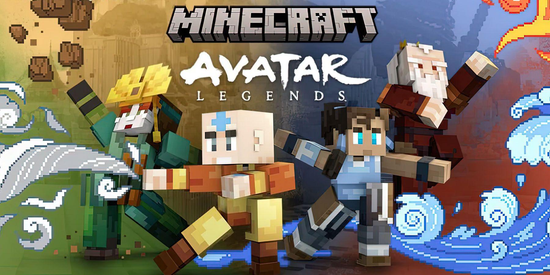 Novo DLC do Minecraft permite que você jogue como personagens de Avatar: The Last Airbender