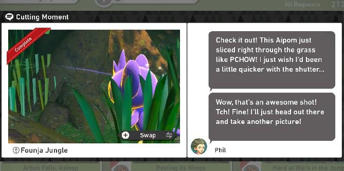 Novo Pokemon Snap: todos os pedidos em Founja Jungle (dia) e como completá-los