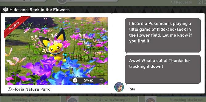 Novo Pokemon Snap: todos os pedidos no Florio Nature Park (dia) e como completá-los