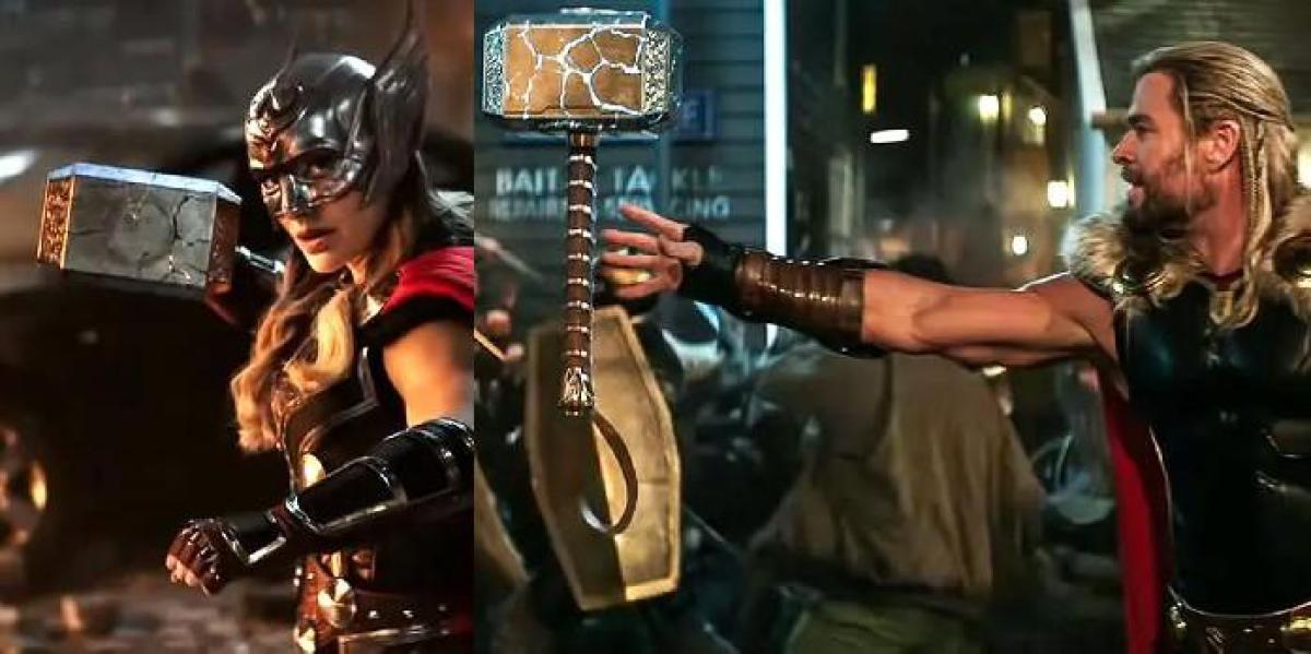 Novo Thor: Love And Thunder Clip mostra Natalie Portman tomando Mjolnir de Chris Hemsworth