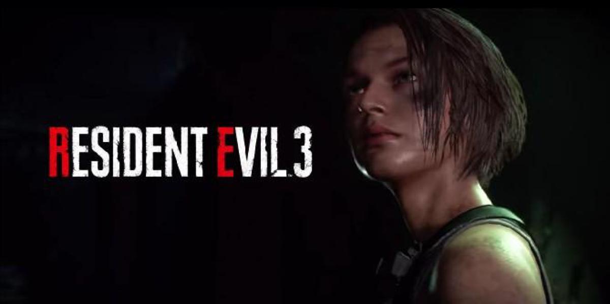 Novo trailer do remake de Resident Evil 3 se concentra em Jill Valentine, mostra a forma mutante de Nemesis