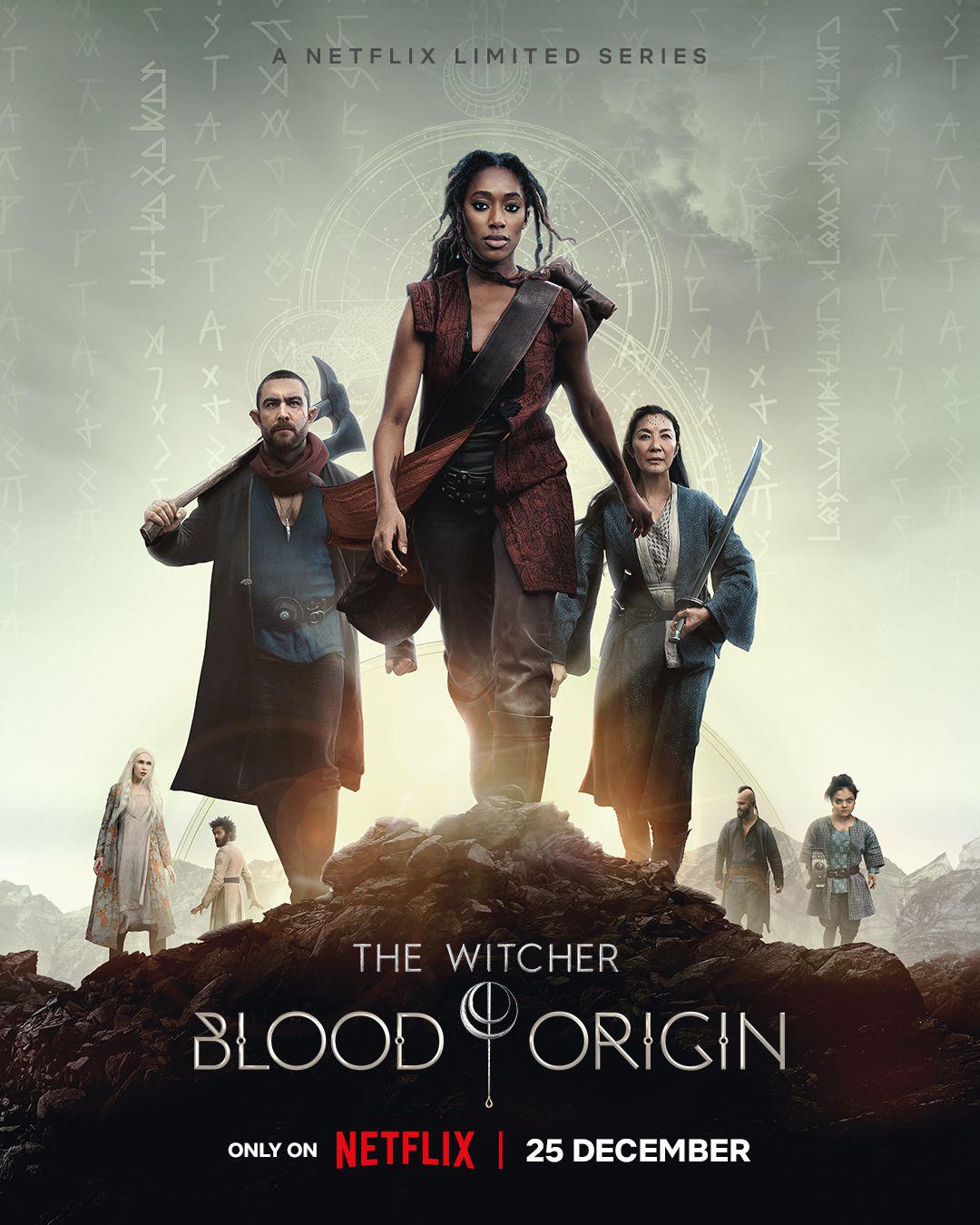 Novo trailer e pôster de The Witcher: Blood Origin revelados pela Netflix