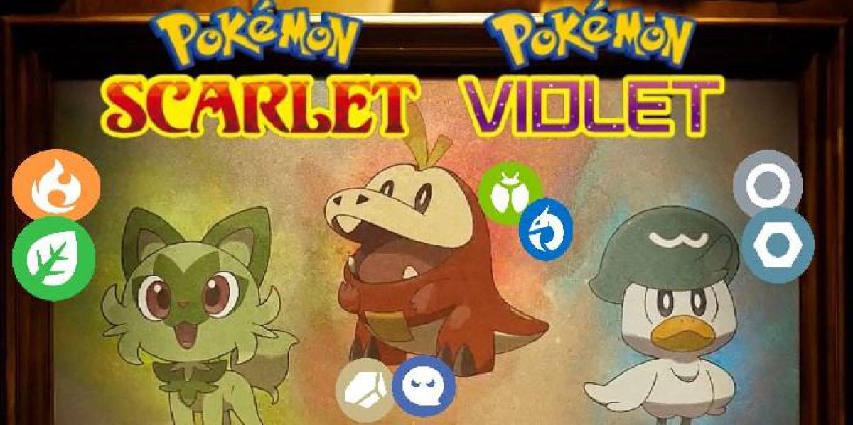Novos combos de tipos de Pokemon que seriam ótimos de ver em Scarlet e Violet