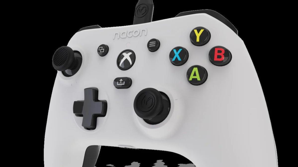Uma imagem promocional do próximo controlador Xbox EVOL-X da Nacon.