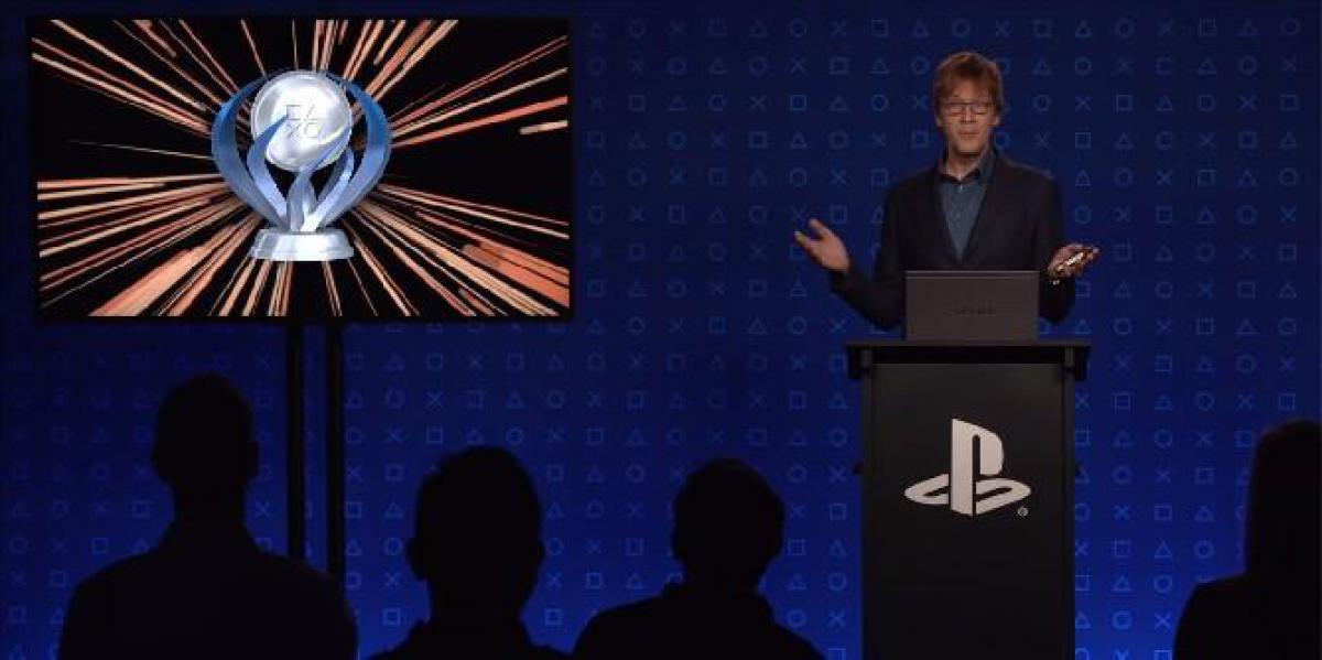 O arquiteto do PS5, Mark Cerny, compartilha seu troféu final do PS4