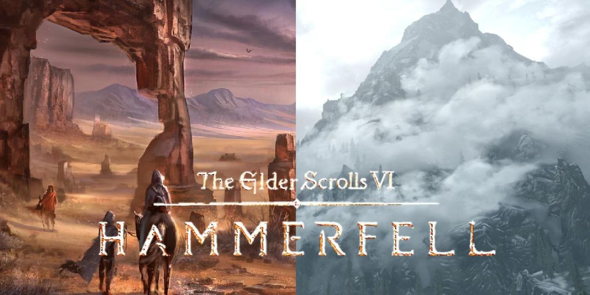 O cenário potencial de Hammerfell de The Elder Scrolls 6 pode ser o oposto de Skyrim