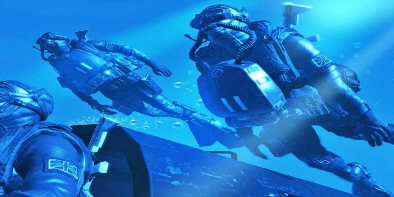 O combate subaquático de Call of Duty: Warzone 2.0 parece um divisor de águas