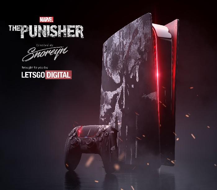 O conceito de skin do PS5 Punisher é incrível