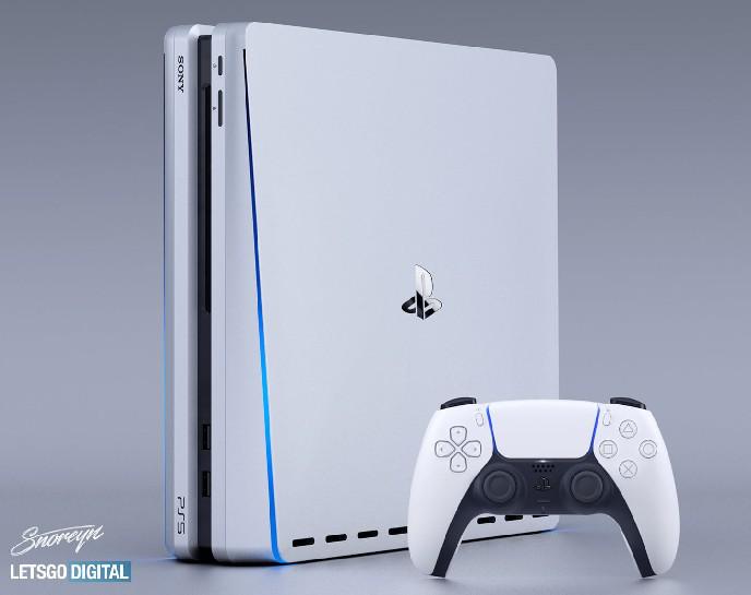O conceito do console PS5 combina com o design do controlador DualSense