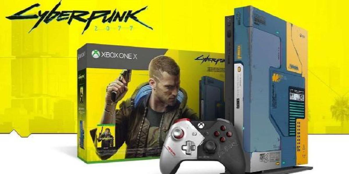 O console Cyberpunk 2077 é a última edição limitada do Xbox One X
