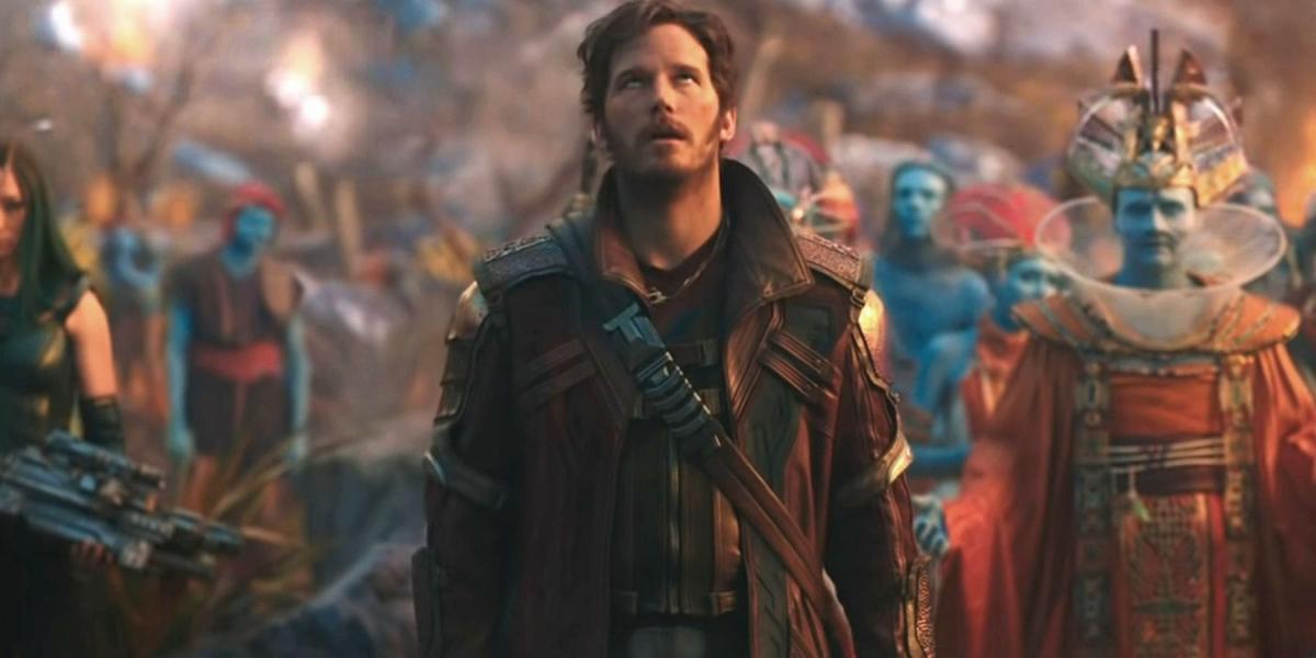 Chris Pratt como Star-Lord irritado em Thor: Love and Thunder