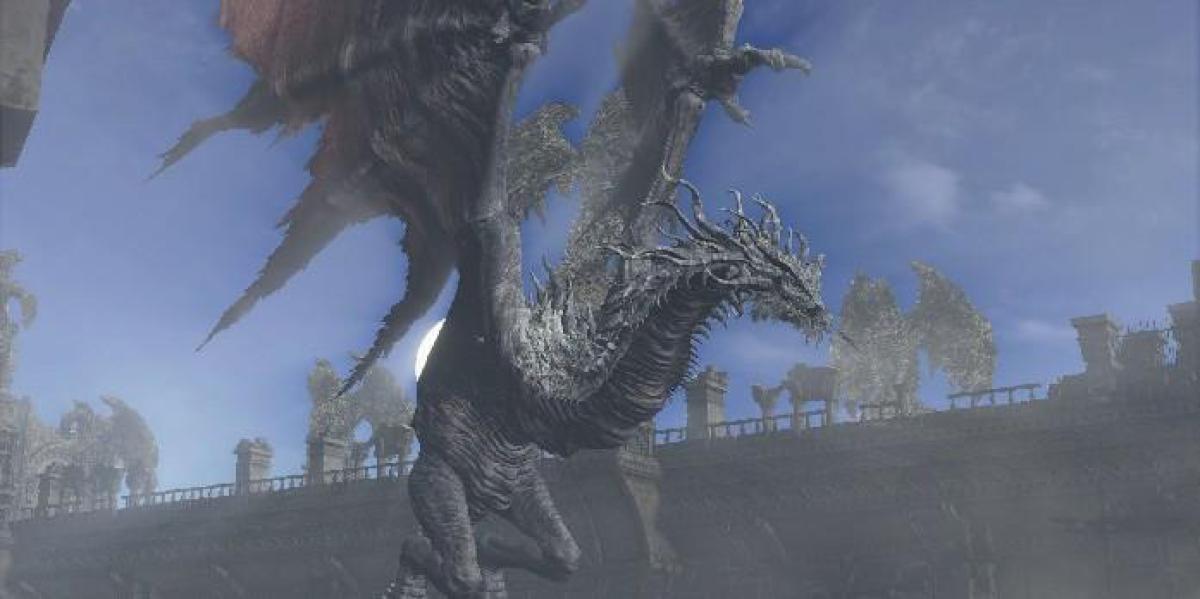 O dragão antigo de Dark Souls 3 foi um encontro interessante que não pegou o desembarque