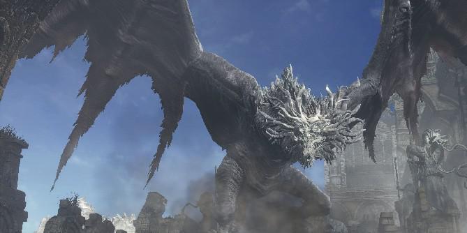 O dragão antigo de Dark Souls 3 foi um encontro interessante que não pegou o desembarque