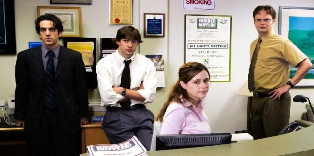 O elenco do escritório se reúne para uma surpresa especial de casamento