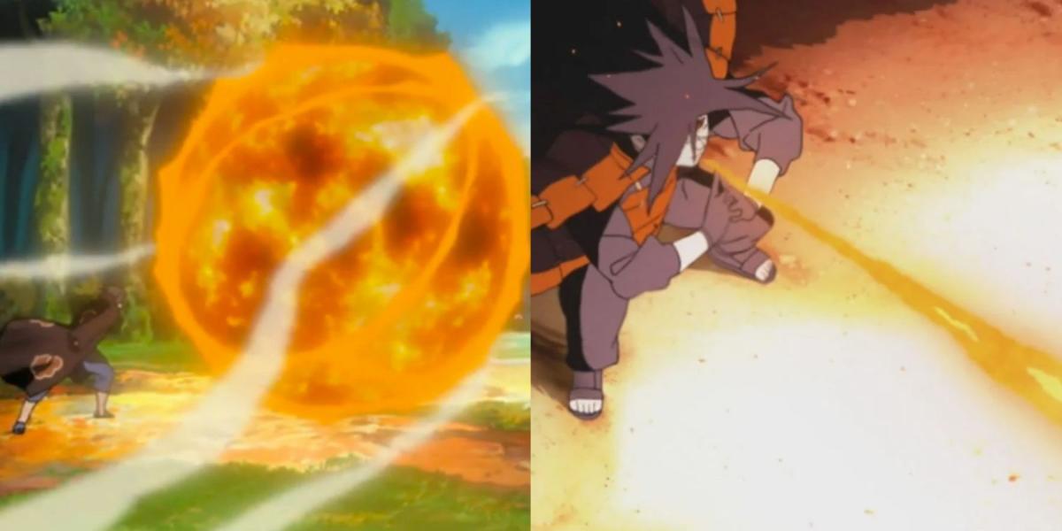 O estilo de fogo em Naruto é fraco?