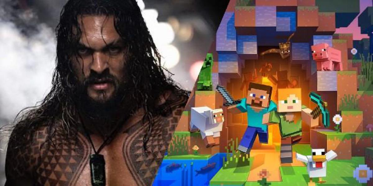 O filme Minecraft da Warner está avançando com Jason Momoa definido para estrelar