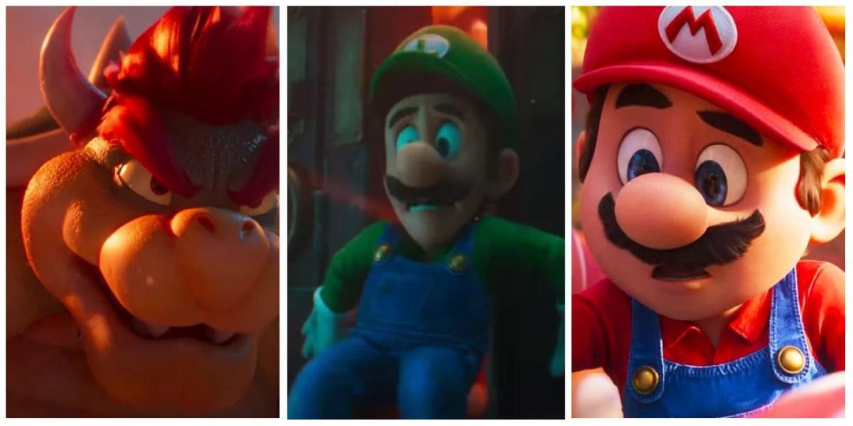 O filme Super Mario Bros: Mario de Chris Pratt e 9 outros membros do elenco