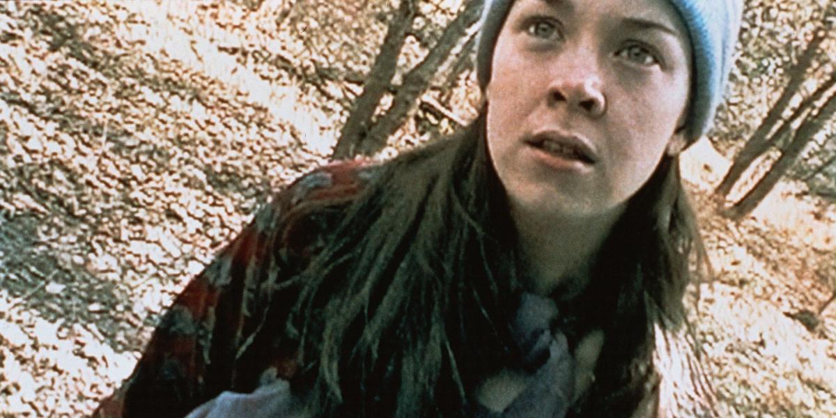 Heather na floresta em The Blair Witch Project