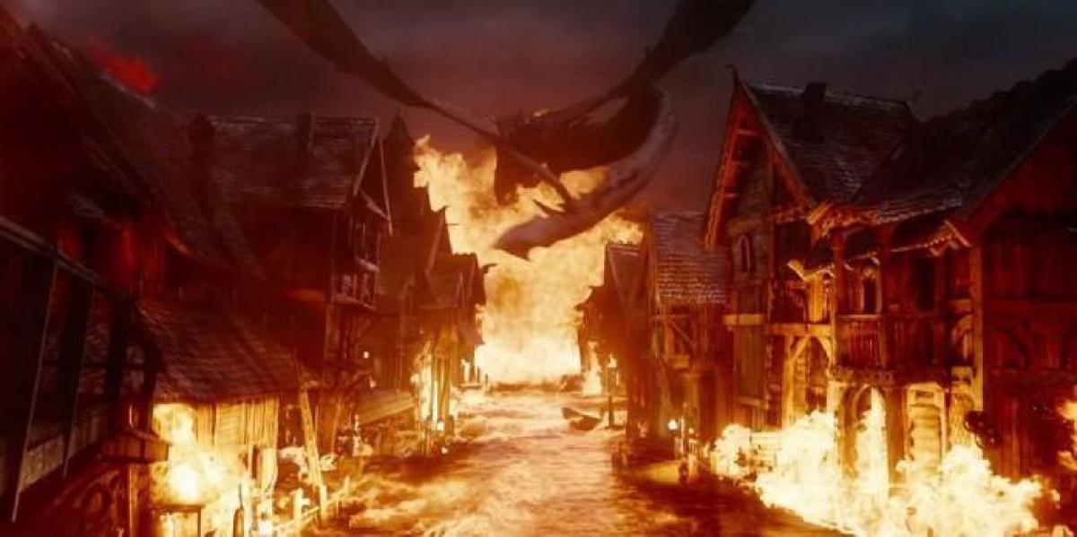 O Hobbit: Esta cena foi cortada porque foi pensado para ser muito sangrento