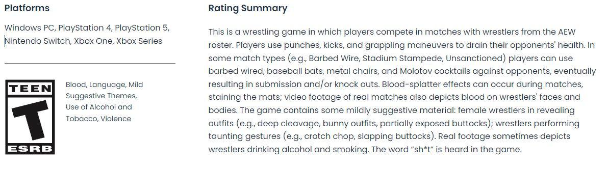 O jogo AEW Fight Forever tem coquetéis molotov, roupas de coelho e debandada no estádio