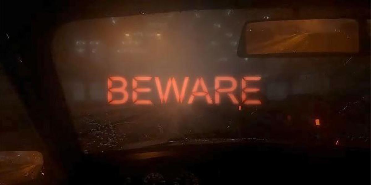 O jogo de terror de condução Beware mostra a jogabilidade
